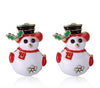 New Fashion Women Santa Claus Snowman lovely Tree Bell Christmas Jewelry Christmas Earring For Women Gifts EH043