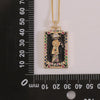 Women's Jewelry Copper God Death Pendant Hip Hop Personality Necklace Box Chain