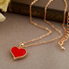 New Fashion retro 3 color heart pendant necklace lucky jewelry accessories best selling in 2020 8ND337