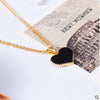 New Fashion retro 3 color heart pendant necklace lucky jewelry accessories best selling in 2020 8ND337