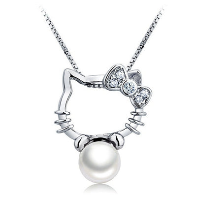 New Fine Jewelry Genuine sterling silver jewelry 925 Sterling Silver Necklace for Women Pearl Party Jewelry Gifts Wholesale