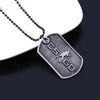 Game CSGO Engraving Letter CSGO Tag Necklace Counter-Strike Elite Global Offensive T / CT camp Necklace For Man Jewelry