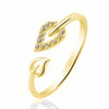 New Gold retro Leaves Finger Ring for Women Korean Style Adjustable Couple Wedding Ring Hot Fashion Jewelry   nj3