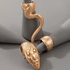 Goth Punk Snake Rings For Women Men Hip Hop Rock 3PCS Gold Color Ring Set Emo Snake Jewelry Slytherin Accessories Egirl Gift