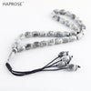 New Gr Bracelet Allah Beads Leisure Hand Bracelet 33 Beads Islam Muslim Allah Sculpting Text Beads 10*13mm tasbih Tassel Gifts
