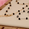 Handmade Black Beads Charm Necklace Women Gold Silver Color  Chain Choker Necklace Jewelry Gifts XL1302