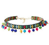Handmade Bohemian Choker Necklaces Ball Colorful Pompoms Pendants Necklaces Statement Charm Colorful Necklace Party Gift