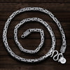 Handmade Necklace Men's Fashion, Peace Pattern Men Generous Influx Of People Domineering Wild Long Chain