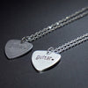 Heart Shaped Guitar Pick Pendant Necklace Men's Women's Necklace Metal Sliding Pendant Accessories Jewelry Guitar Pick Gift