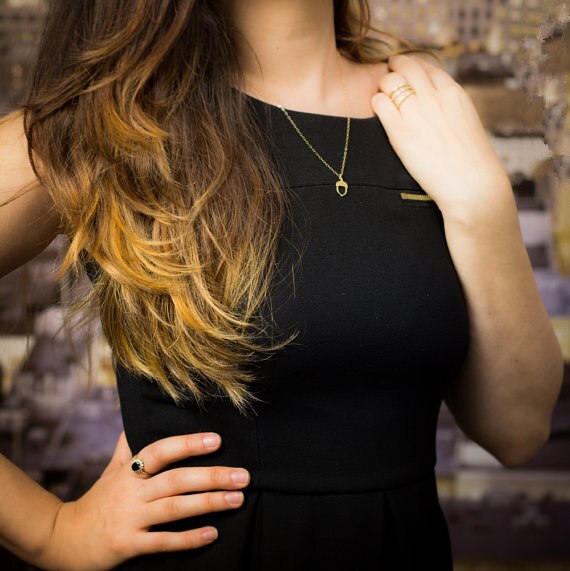 Hollow Gold Simple Pinecone Acorn Oak Pine Cone Shape Choker Chain Necklace Forest Plant Tree Fruit Minimalist Women Gifts