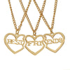 New Hot Broken Heart 2pcs and 3pcs a set Pendant Necklace Best Friend Forever Necklace Jewelry Women Valentine's D Gift