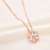 Temperament Popular  Snowflake Pendant Necklace Female Jewelry Anniversary Gift Girl