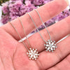 Temperament Popular  Snowflake Pendant Necklace Female Jewelry Anniversary Gift Girl