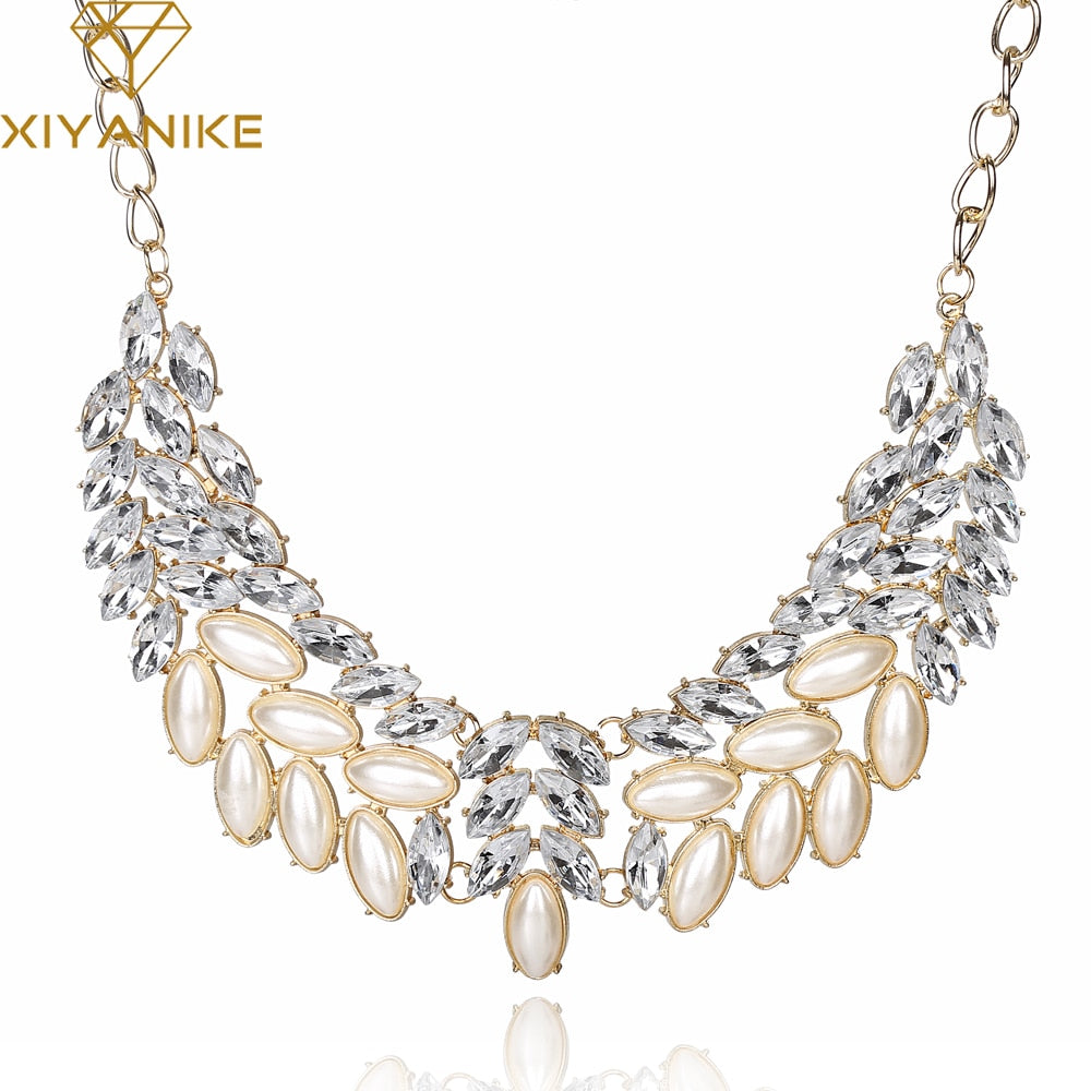 New !!! Hot Wild High Quality Korean-style Jewelry Imitation Charming Pearl Necklace For Women XY-N453