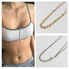 Women's Sexy Shiny Rhinestone Body Chains Ladies Copper Alloy Chest Chain Bikini Body Jewelry Necklace XR736