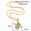 Iced Out Flying Cash Money Solid Pendant Necklace Women Men Hip Hop Gold Color Charm Chains Necklaces Jewelry Gifts