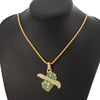 Iced Out Flying Cash Money Solid Pendant Necklace Women Men Hip Hop Gold Color Charm Chains Necklaces Jewelry Gifts
