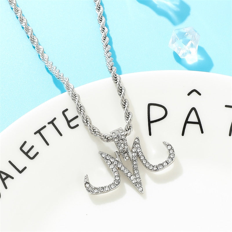 Iced Out Majin Pendant Necklace Chains Hip Hop Jewelry Gold Silver Color Micro Pave Zircon Gift for Men Women 2021 necklace