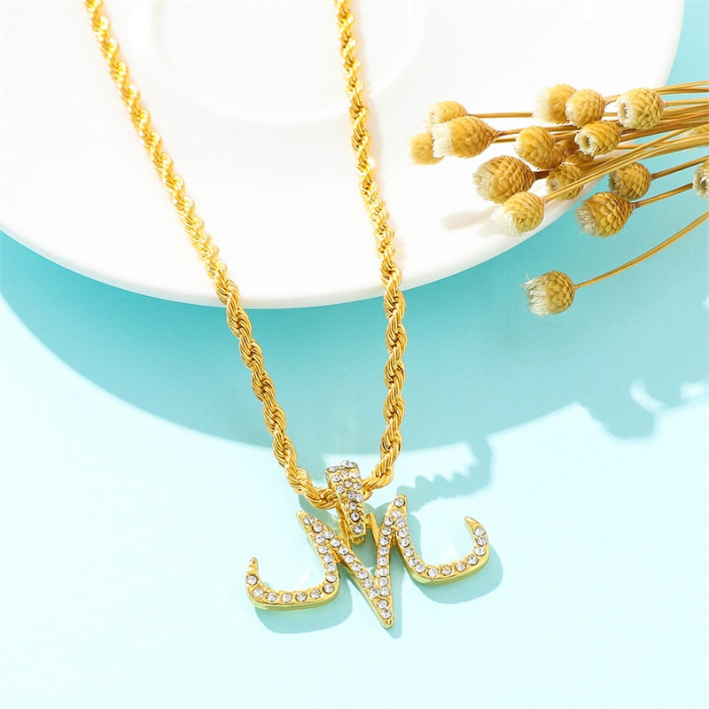 Iced Out Majin Pendant Necklace Chains Hip Hop Jewelry Gold Silver Color Micro Pave Zircon Gift for Men Women 2021 necklace