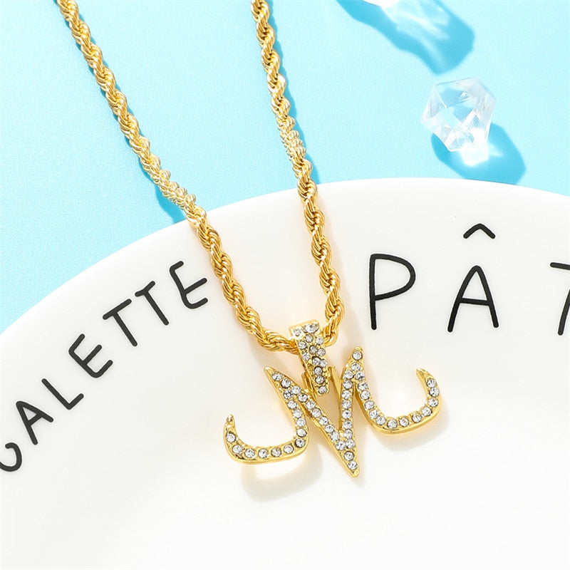 Iced Out Majin Pendant Necklace Chains Hip Hop Jewelry Gold Silver Color Micro Pave Zircon Gift for Men Women 2021 necklace