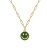 Ins Trendy Dripping Oil Smiley Face Necklace Personality Alloy Hollow Dripping Oil Double-sided Women Necklace