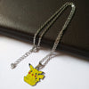 Japan Cartoon Animals Pendant Necklace For Little Girls Metal Silver Color Chain Enamel Children's Necklaces &amp; Pendants 1013