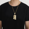 Jesus Bling Bling Micro pave Hip Hop Iced out Brass Pendant with CZ Mens Necklace  Jewelry CN382