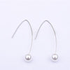 New Jewelry Brand Design Rose Gold black silver Color Pearl Stud Earrings For Women 2020 Accessories Wholesale