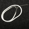 Jewelry Short Clavicle Blade Chain Flat Snake Bone Chain Jewelry Necklace Gothic Statement Necklace Women