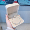 Korean 925 Sterling Silver Lucky beads Bangles for women bracelets  Designer party wedding jewelry gifts