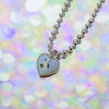Korean Cute Peach Heart Shape Cow Rabbit Pendant Necklaces for Women Girlfriend Gift Jewelry Lovely Beads Chains Y2K