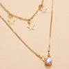 Kpop Punk Star Crystal Choker Necklace Jewelry 2021 Double Layer Women Boho Neck Chain Pendant And Necklaces Collar For Girl