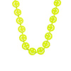 Lady Jewelry Accessories Copper Plating Dripping Oil Cute Smiley Emoticon Chain Hip Hop Choker Necklace for Women