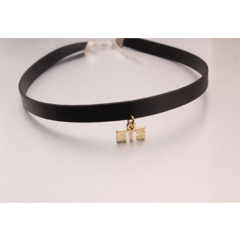New Leather BTS Gold Silver Necklace Angtan Boys JIMIN JIN V SUGA IN BLOOM Bib Choker Jewelery