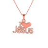 Letter Jesus Heart Pendant Necklace Women's Necklace Bohemian Crystal Inlaid Metal Sliding Pendant Accessories Party Jewelry