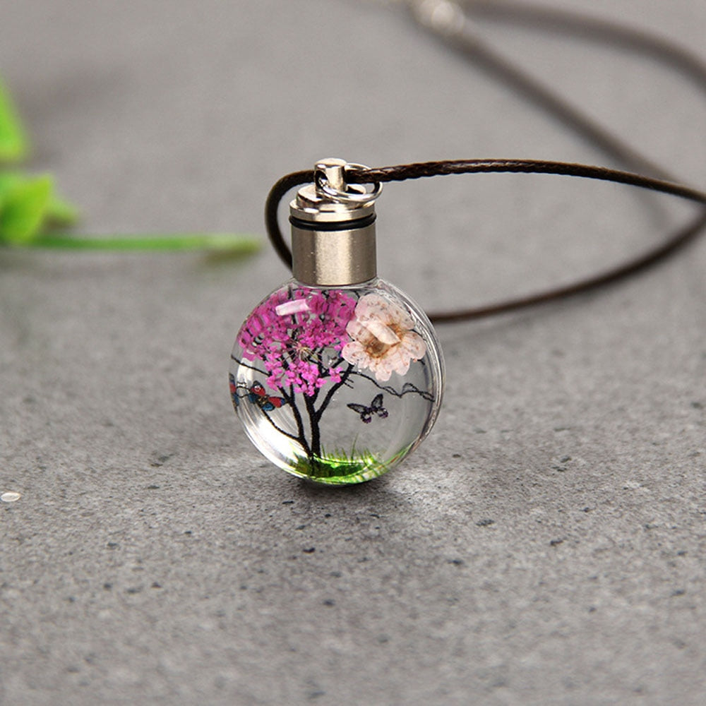 Butterfly Cherry Blossom Necklace
