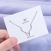 925 Stamp Silver Color Antlers Gradient Round Crystal Pendant Choker Necklace For Women Wedding Fine Jewelry Party