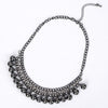 Jewelry vintage Black Balls Crystal Necklace. Charm collar statement choker necklaces & pendants for women #N068