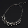 Jewelry vintage Black Balls Crystal Necklace. Charm collar statement choker necklaces & pendants for women #N068