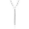 Sweater Body Necklace For Women Long Chain stainless steel Silvery Simple Design Necklaces Wedding Party Jewelry 2022