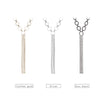 Sweater Body Necklace For Women Long Chain stainless steel Silvery Simple Design Necklaces Wedding Party Jewelry 2022