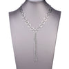 Sweater Body Necklace For Women Long Chain stainless steel Silvery Simple Design Necklaces Wedding Party Jewelry 2022