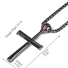 Metal Gold-Plated Sports Baseball Bat Religious Cross Pendant Necklace For Men and Women's Necklaces Sliding Metal Necklace