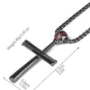 Metal Gold-Plated Sports Baseball Bat Religious Cross Pendant Necklace For Men and Women's Necklaces Sliding Metal Necklace