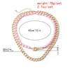 Multi Layer Baroque Pearl Chain Necklace Women Wedding Punk Chunky Thick Choker Necklace Aesthetic Jewelry Gift