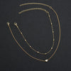 Multi Layer Tiny Small Heart Moon Choker Necklace for Women Gold Color Short  Chain Pendant Collar Necklace Jewelry Gift