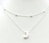 Multi Layer Tiny Small Heart Moon Choker Necklace for Women Gold Color Short  Chain Pendant Collar Necklace Jewelry Gift