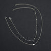Multi Layer Tiny Small Heart Moon Choker Necklace for Women Gold Color Short  Chain Pendant Collar Necklace Jewelry Gift