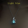 Multicolor Moonstone Mermaid Pendant Necklace for Ladies Personality Mermaid Necklace Accessories Party Jewelry