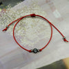 Name Bracelet For Men Women Adjustable Letter Hand Jewelry Gift For Friend Black Red Color Rope Bracelet  Dropship